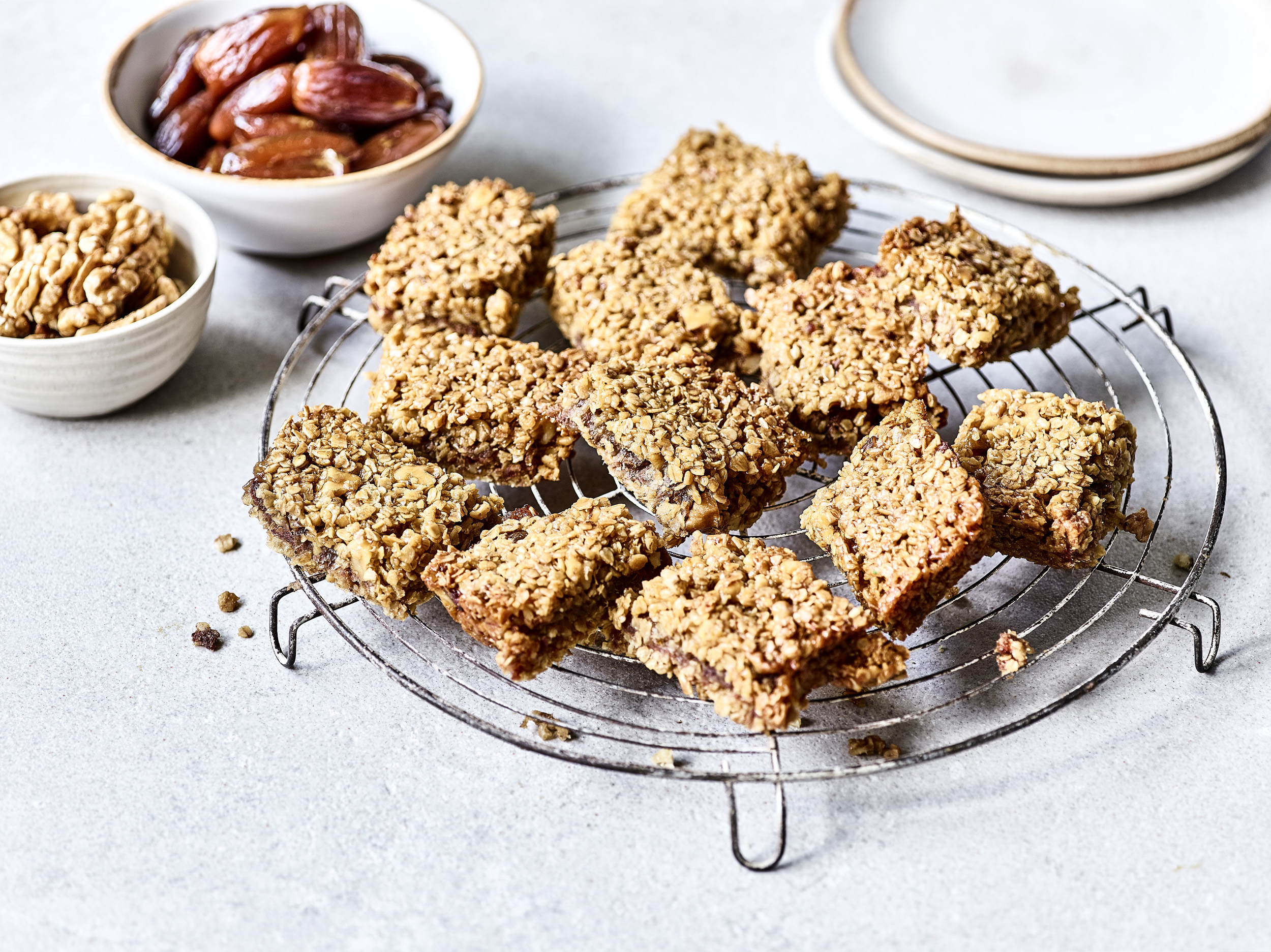 Date & Walnut Oat Slice LoSalt UK