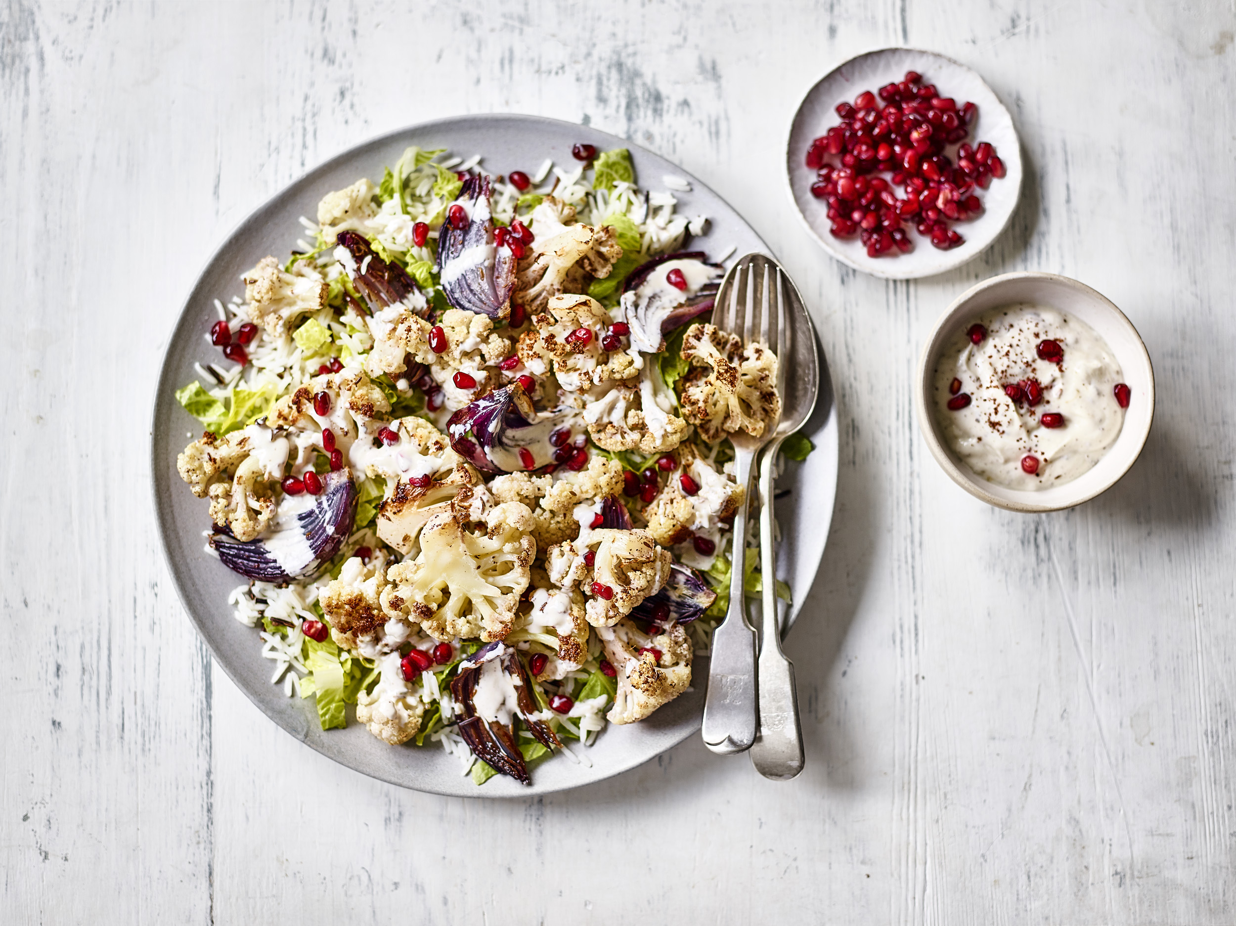 Sumac Roasted Cauliflower Salad LoSalt UK